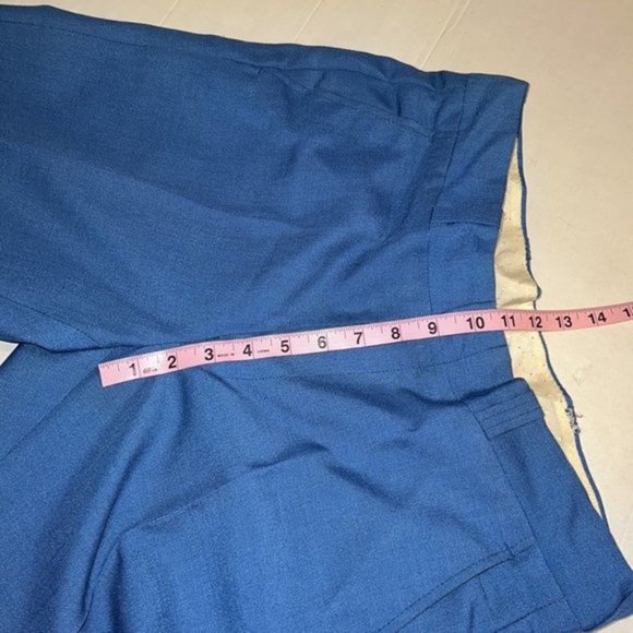 Toscani Man Blue suit pants size 38 - Picture 4 of 10